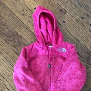 North Face Oso fleece jacket with hood (12-18mos)